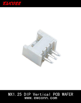1.25间距线对板立式DIP针座